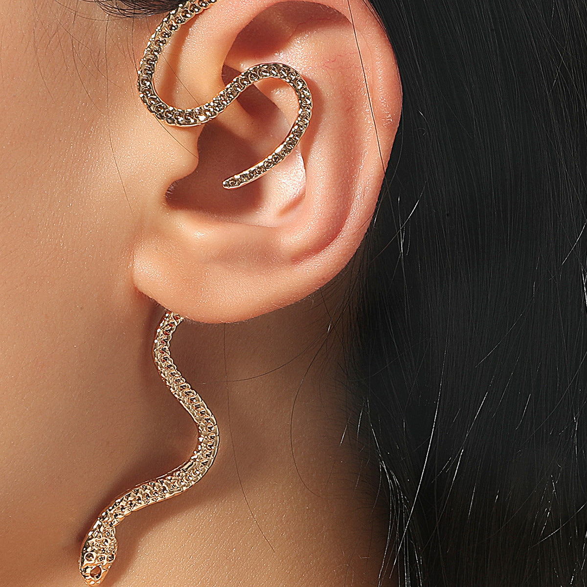 ZirconSnake Ear Clip