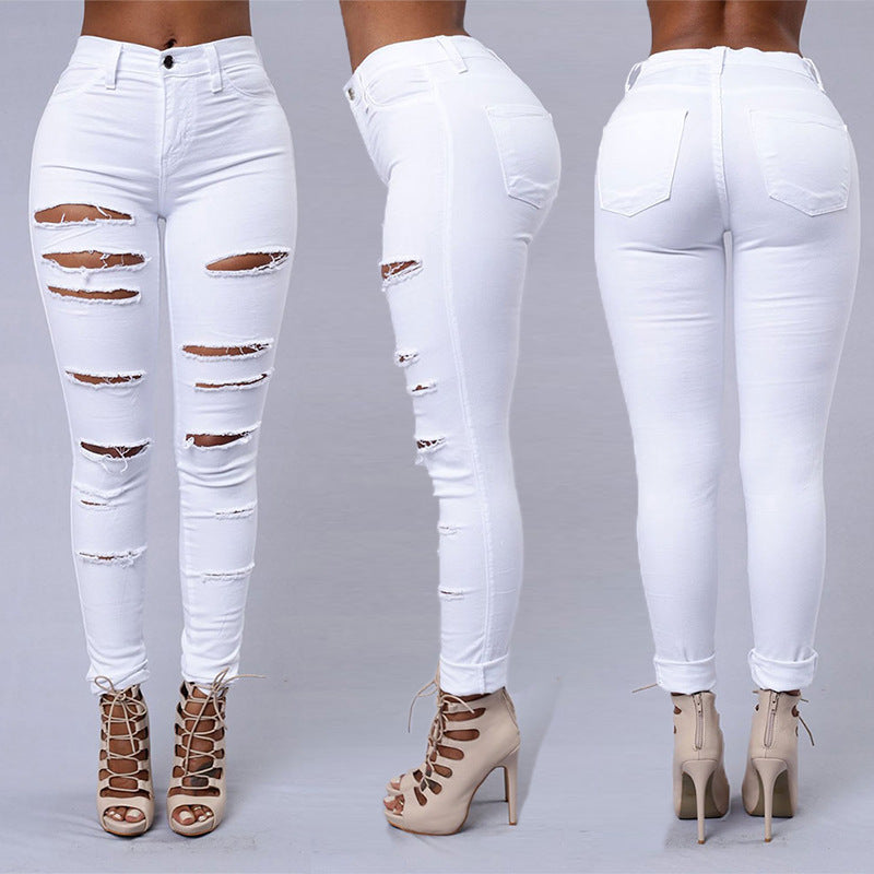 EdgeFit Ripped Skinny Jeans
