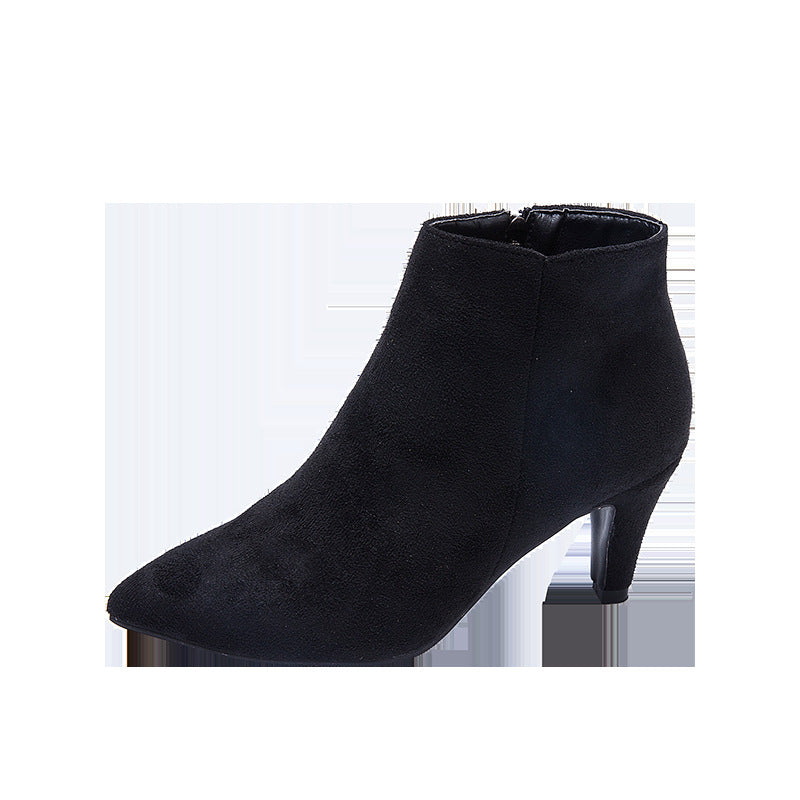 Pointed Toe Stiletto Mid-heel Non-slip