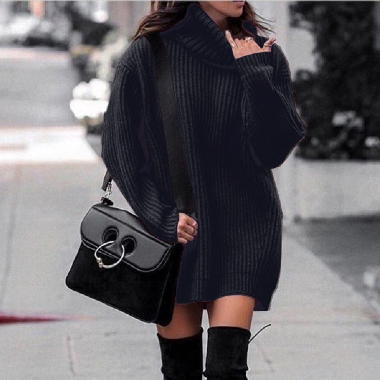 Fashionable Knitted Dress Sweaters