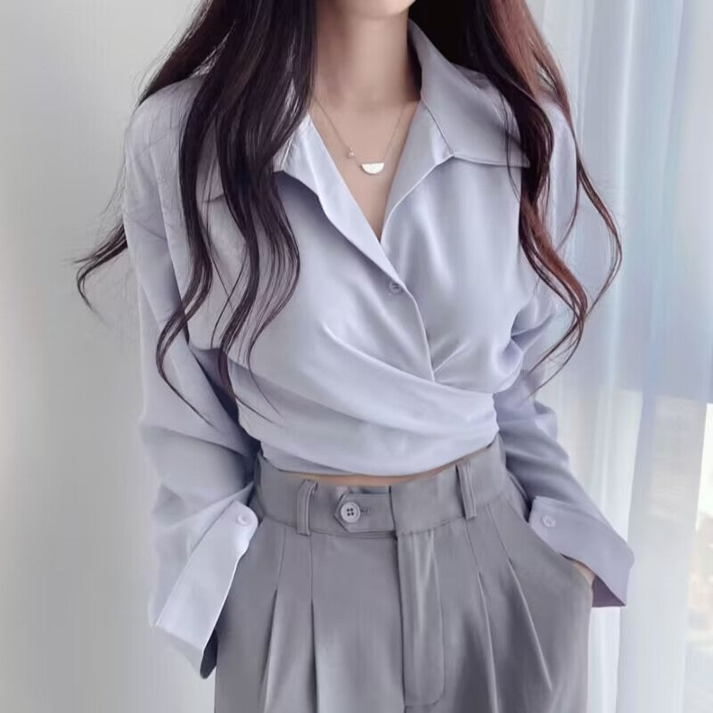 Lace-up Single-breasted