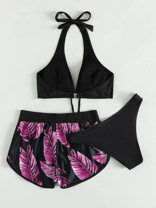 Leaf Print Bikini