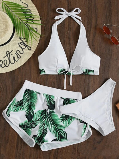 Leaf Print Bikini