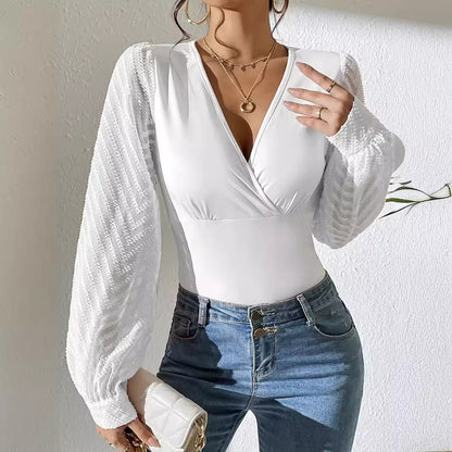Chiffon Stitching Solid
