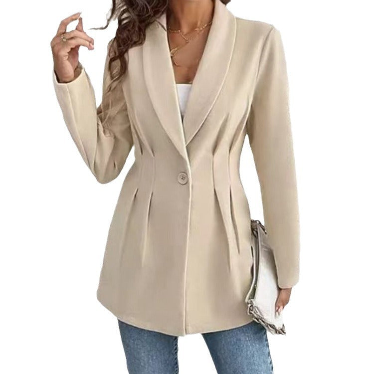 Långärmad Slim Fit Woolen Damkappa