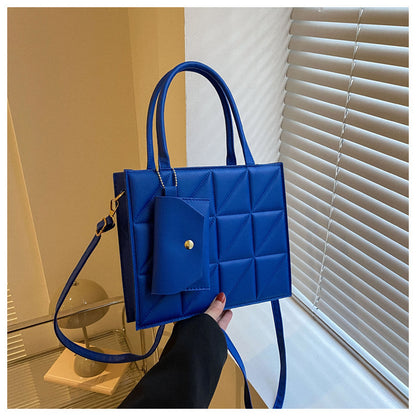 Plaid Chic Square Tote Väska