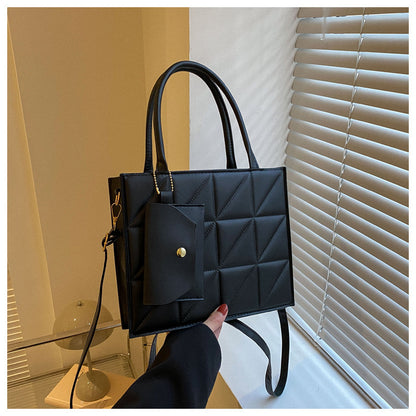Plaid Chic Square Tote Väska