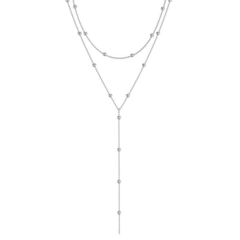 Long Necklace Simple Geometric