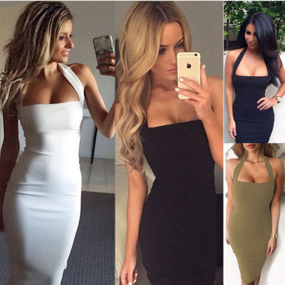 Halter dress female