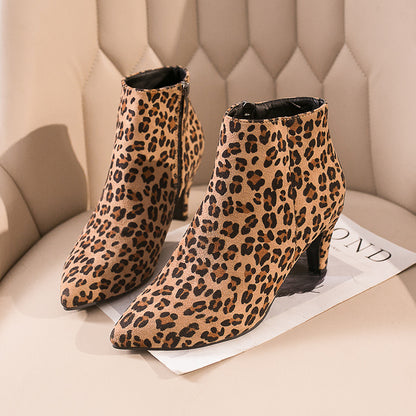 Pointed Toe Stiletto Mid-heel Non-slip