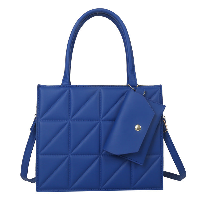 Plaid Chic Square Tote Väska
