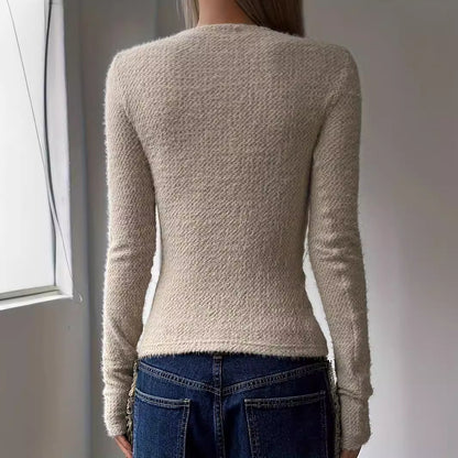 Long Sleeves Knitted Top
