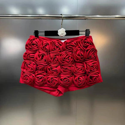 Three-dimensional Flower Decoration Skirt