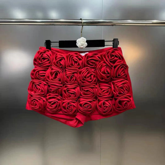 Three-dimensional Flower Decoration Skirt