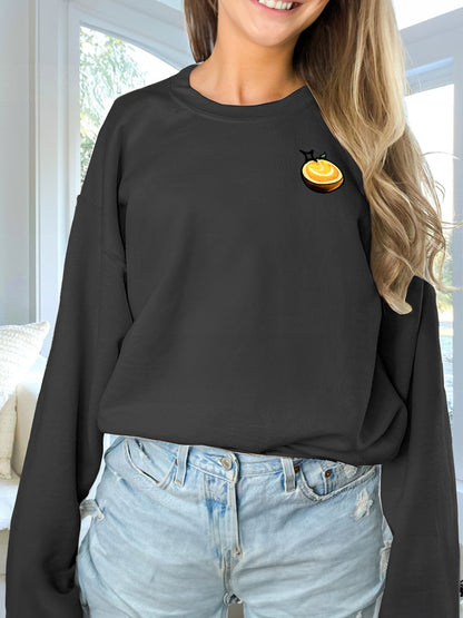 Long Sleeved Printed Hoodie