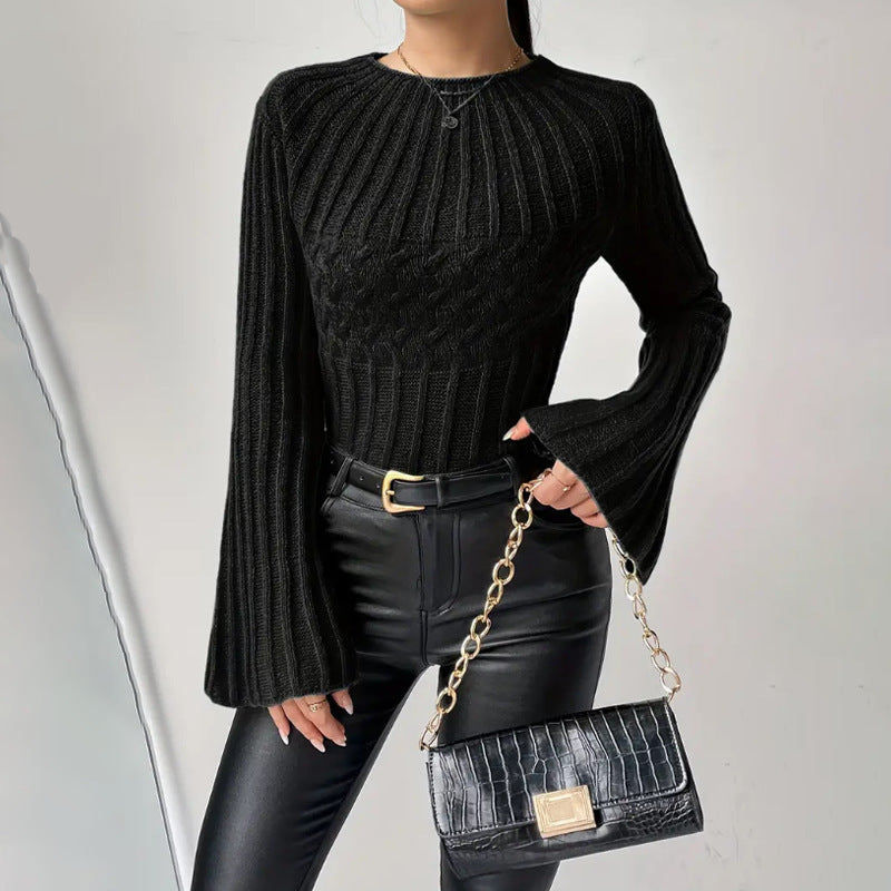Sweater Fashion Pullover Round-neck