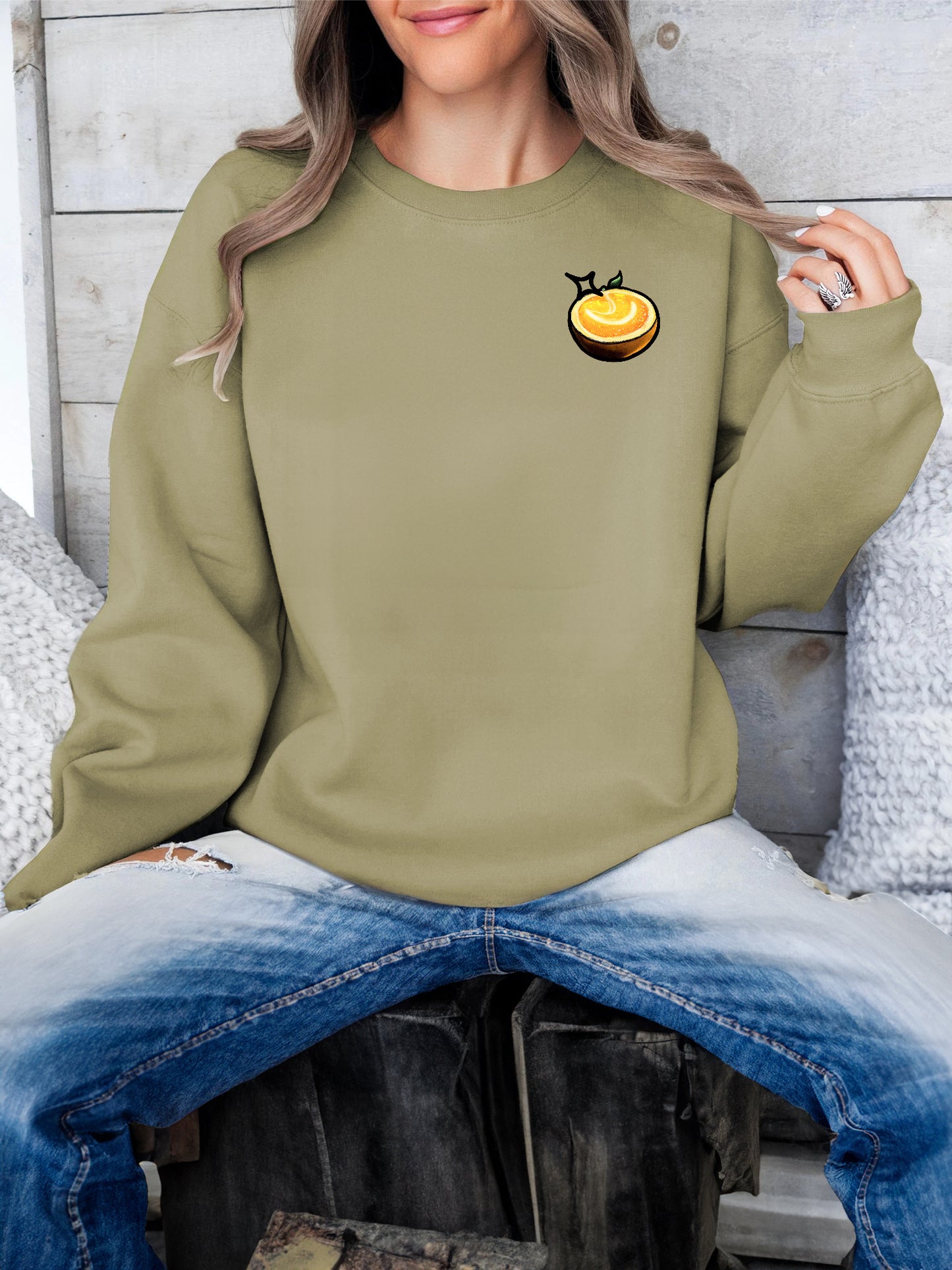 Long Sleeved Printed Hoodie