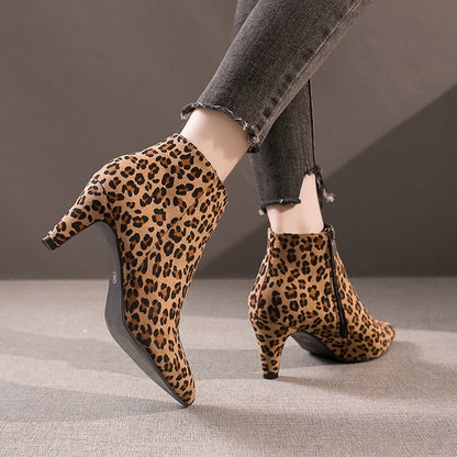 Pointed Toe Stiletto Mid-heel Non-slip