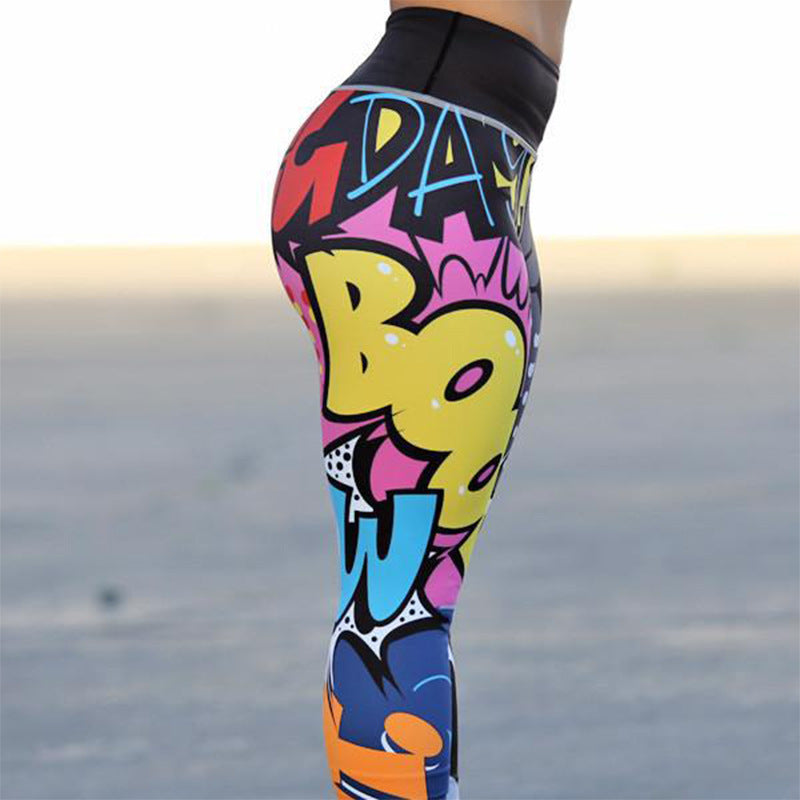 Yoga Fitness Leggings Dambyxor