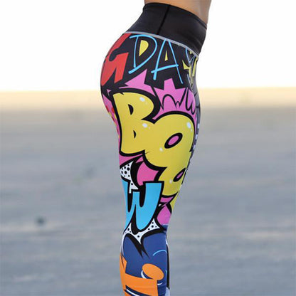 Yoga Fitness Leggings Dambyxor
