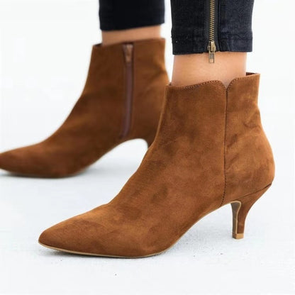 Pointed Toe Stiletto Mid-heel Non-slip