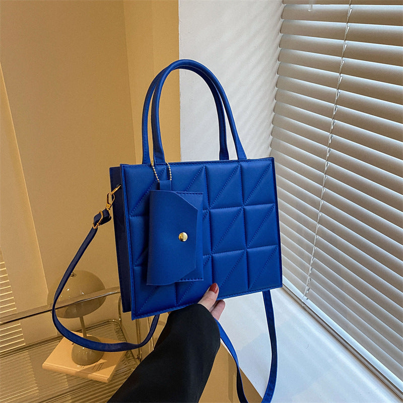 Plaid Chic Square Tote Väska