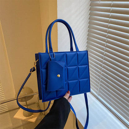 Plaid Chic Square Tote Väska