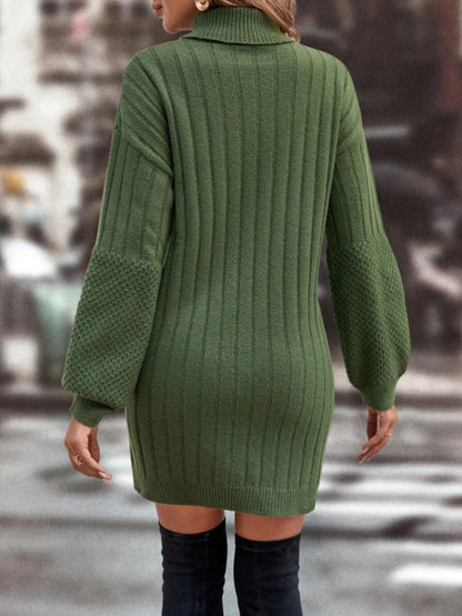 High Neck Loose Casual Knitted