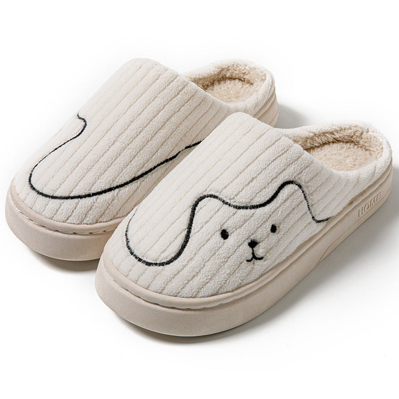 Striped Cat Slippers Indoor