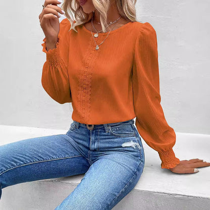 Lace Welt Versatile Slimming Top