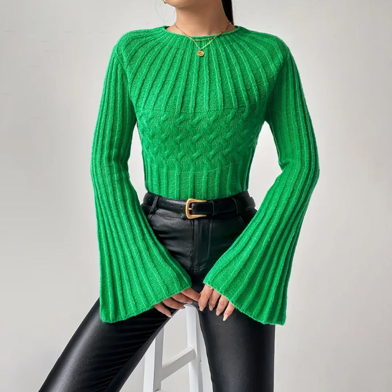 Sweater Fashion Pullover Round-neck