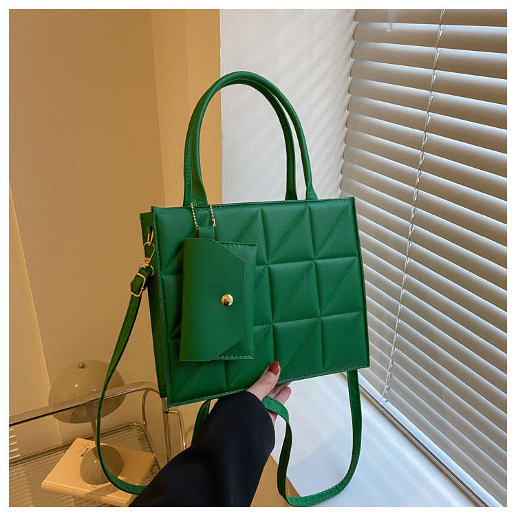 Plaid Chic Square Tote Väska