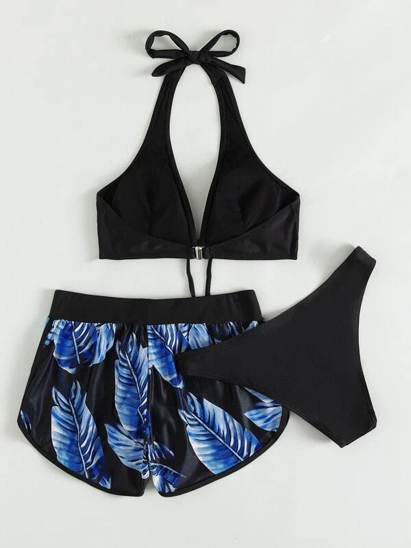 Leaf Print Bikini - Damshop