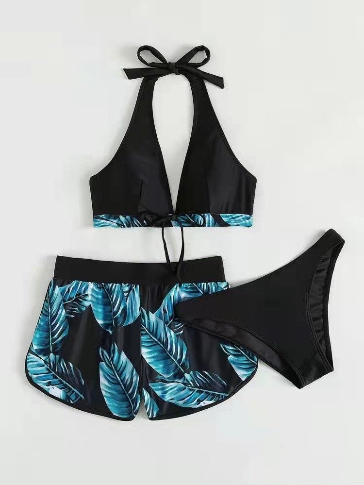 Leaf Print Bikini - Damshop