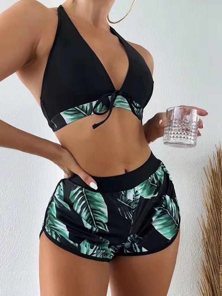 Leaf Print Bikini - Damshop