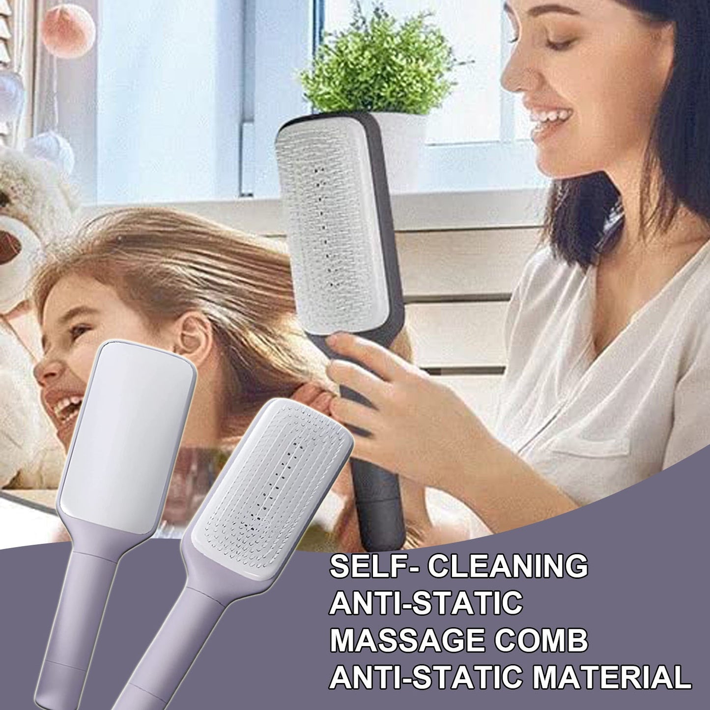 Magic Clean Hairbrush - Damshop