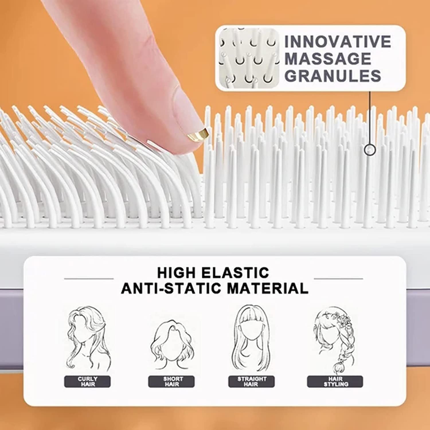 Magic Clean Hairbrush - Damshop