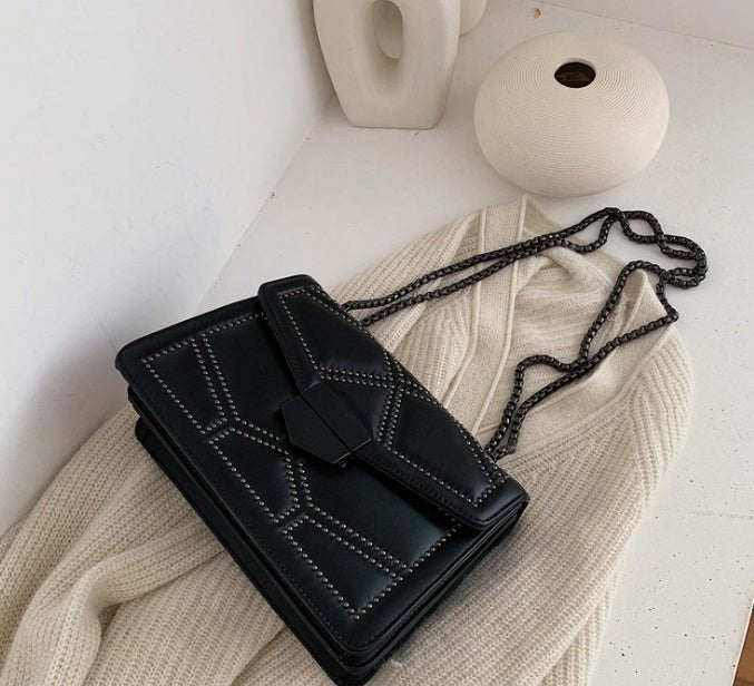 Rivet Chain Small Crossbody - Damshop