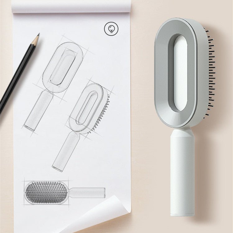 Self Cleaning Hair Brush - Damshop